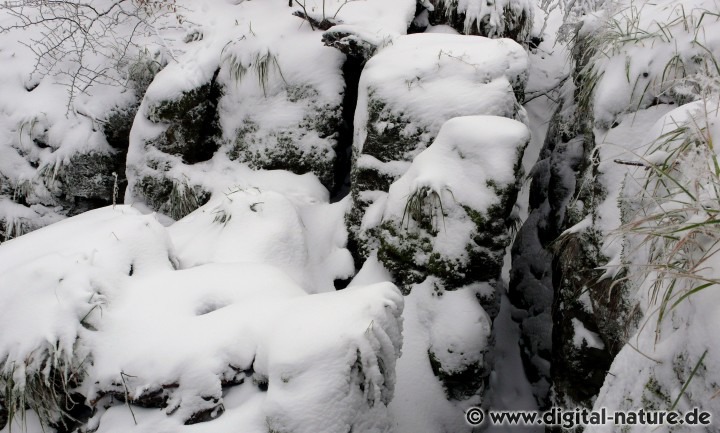 Schnee auf dem Amelungsberg